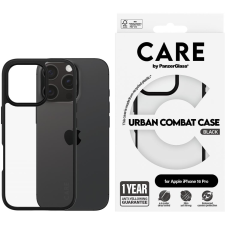 PanzerGlass CARE Apple iPhone 16 Pro Urban Combat fekete nem sárguló tok (1362) tok és táska
