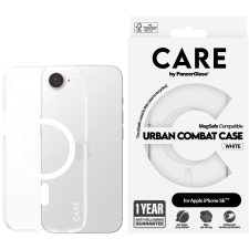 PanzerGlass CARE Apple iPhone 16e MagSafe Urban Combat átlátszó/fehér tok tok és táska