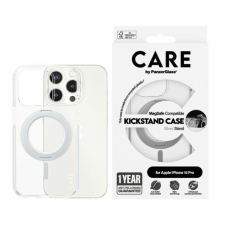 PanzerGlass CARE by PanzerGlass kitámasztható MagSafe tok iPhone 15 Pro - ezüst tok és táska