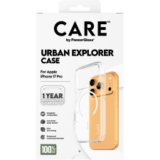 PanzerGlass CARE tok Apple iPhone 17 Pro-hoz, Urban, átlátszó/fehér, MagSafe (CR29887) tok és táska