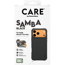 PanzerGlass CARE tok Apple iPhone 17 Pro Max-hoz, MagSafe, Samba Black (CR29487) tok és táska