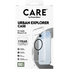 PanzerGlass CARE tok Apple iPhone Air-hez, Urban, átlátszó/fekete, MagSafe tok és táska
