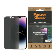 PanzerGlass Classic Fit Antibacterial betekintésvédett edzett üveg iPhone 14 Pro Max mobiltelefon kellék