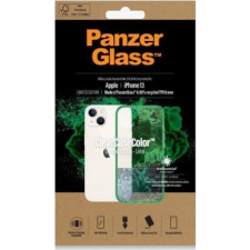 PanzerGlass ClearCase iPhone 13 Antibacterial Military Telefon tok - Átlátszó / Zöld (0334) tok és táska