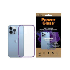 PanzerGlass ClearCase iPhone 13 Pro 6.1&quot; antibakteriális ütésálló lila tok tok és táska