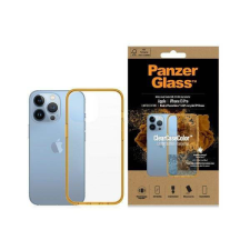 PanzerGlass ClearCase iPhone 13 Pro 6.1" antibakteriális ütésálló narancs tok tok és táska