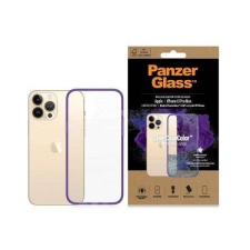 PanzerGlass ClearCase iPhone 13 Pro Max 6.7" antibakteriális ütésálló lila tok tok és táska