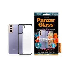 PanzerGlass ClearCase Samsung S21+ G996 fekete tok tok és táska