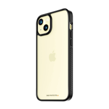PanzerGlass D3O ClearCase Apple iPhone 15 Plus Tok - Átlátszó/Fekete tok és táska