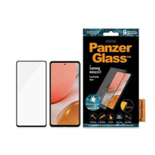 PanzerGlass E2E Microfracture Samsung A72 A725 tokbarát antibakteriális fekete képernyővédő fólia mobiltelefon kellék