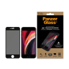 PanzerGlass EDGE-TO-EDGE ANTIBACTERIAL PRIVACY képernyővédő üveg (antibakteriális, betekintés védelem) FEKETE Apple iPhone SE 2 (2020), iPhone SE (2016), iPhone 8 4.7