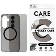 PanzerGlass Flagship Urban Combat Black QI MagSafe-kompatibilis tok Samsung Galaxy S25 - füstszürke tok és táska