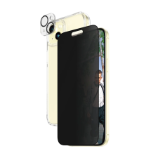 PanzerGlass iPhone 15 Plus kijelzővédő fólia + Hátlapvédő tok és kamera védő tok és táska