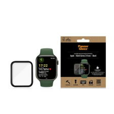 PanzerGlass ívelt antibakteriális edzett üveg Apple Watch 7 - 41mm-hez - fekete okosóra kellék