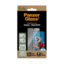 PanzerGlass képernyővédő üveg (3D, ütésállóság, 9H) ÁTLÁTSZÓ Samsung Galaxy S25 (SM-S931) mobiltelefon kellék