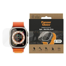 PanzerGlass Ultra-Wide Fit Apple Watch Ultra 49mm Platina erősségű képernyővédő fólia okosóra kellék