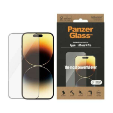 PanzerGlass Ultra-Wide Fit iPhone 14 Pro 6,1&quot; antibakteriális képernyővédő fólia mobiltelefon kellék