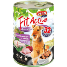  Panzi FitActive Adult Dog Konzerv libával, nyúllal és almával – 415 g kutyaeledel