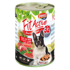  Panzi FitActive Adult Dog Konzerv marhával, májjal és bárányhússal – 12×1240 g kutyaeledel