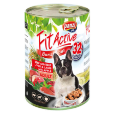  Panzi FitActive Adult Dog Konzerv marhával, májjal és bárányhússal – 415 g kutyaeledel