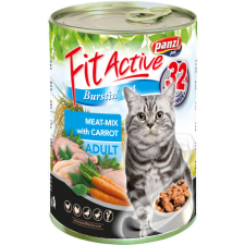  Panzi FitActive Cat Adult Meat-Mix konzerv 415 g macskaeledel