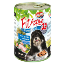 Panzi | FitActive | Felnőtt kutyáknak | Konzerv | Sertés és hal - 1240 g kutyaeledel