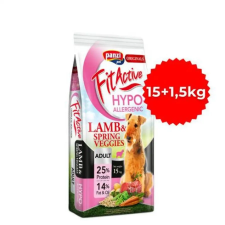 Panzi FitActive ORIGINALS Adult Hypoallergenic Lamb & Spring Veggies 15+1,5kg ajándék kutyaeledel