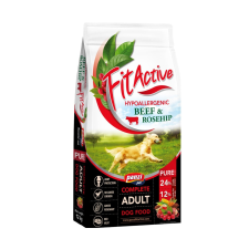Panzi | FitActive | PURE Hypoallergenic | Felnőtt kutyák számára | Száraztáp | Marha és csipkebogyó - 3 kg kutyaeledel
