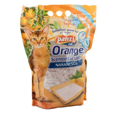 Panzi Macskaalom PANZI silica narancs illattal 3,8 l macskaalom