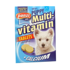 Panzi multivitamin tabletta kölyökkutyáknak-100db vitamin, táplálékkiegészítő kutyáknak