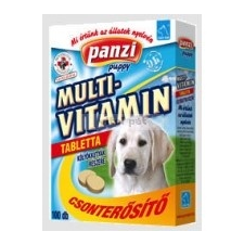 Panzi Panzi - Cani-tab kutya vitamin 100 db-os puppy multivitamin vitamin, táplálékkiegészítő kutyáknak