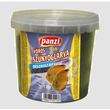 Panzi | Vörös szúnyoglárva | Díszhaltáp - 110 g (vödrös) haleledel