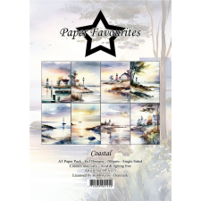 Paper Favourites Scrapbook papírkészlet A5 - Coastal - Paper Pack (24 ív) decoupage papír