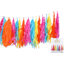  Papír bojt girland 5 méter party kellék