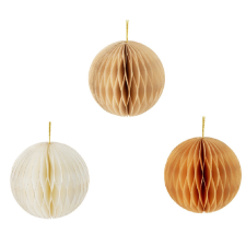  Papír lampion gömb mix 10cm dekorációs kellék