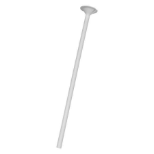  Papír White léggömb, lufi tartó pálca + csésze szett party kellék