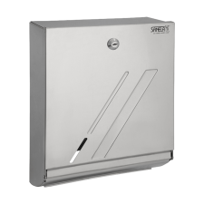  Papírkéztörlő tartó Sanela rozsdamentes acél SLZN03 fürdőszoba kiegészítő