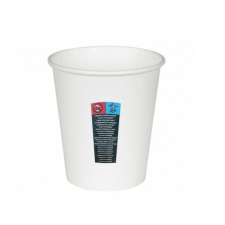 Papírpohár fehér 180ml (AB, EU jelölt, O70mm), 90db/csg, 2700db/karton party kellék
