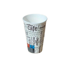 Papírpohár mintás - 80mm 360ml party kellék