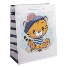  Papírtasak tigris sapiban 26*32 cm ajándéktasak