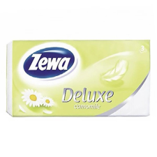  Papírzsebkendő ZEWA Deluxe 3 rétegű 90db-os Camomile higiéniai papíráru