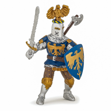 PAPO FIGURA KÉK LOVAG CÍMERREL játékfigura