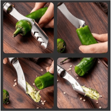 Paprika csumázó kés rozsdamentes acélból konyhai eszköz