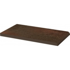  PARAPET GŁADKI BROWN  Semir Brown 24,5x13,5x1,1 csempe