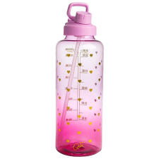 Paris Hilton , 1,8 l, lila/szív minta kulacs, kulacstartó