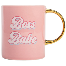 Paris Hilton "Boss Babe" 450 ml, rózsaszín bögrék, csészék