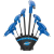 Park Tool Markolatos imbuszkulcskészlet tartóval PH-1-2