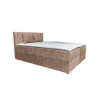 Parkbútor ATOS bézs kárpitozott boxspring ágy 180*200