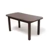 Parkbútor PIANO bővíthető dió étkezőasztal 160-as méretben