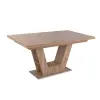 Parkbútor PRÁGA bővíthető modern artisan tölgy étkezőasztal